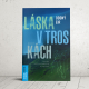 Láska v troskách kniha nakladatelství Bourdon, islandský překlad, modrá kniha, zelené pozadí, island, láska, trosky, zrada